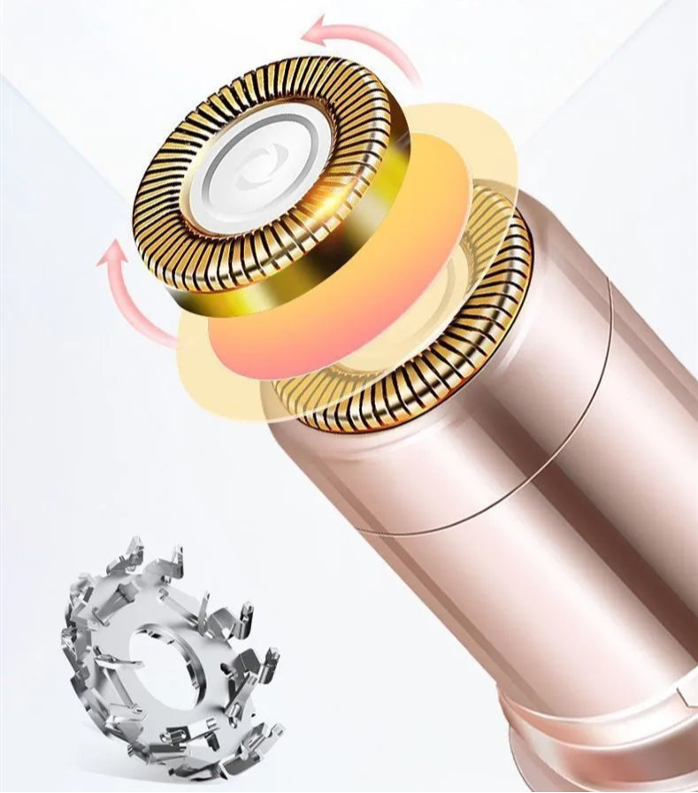 Mini Depiladora Facial Eléctrica USB