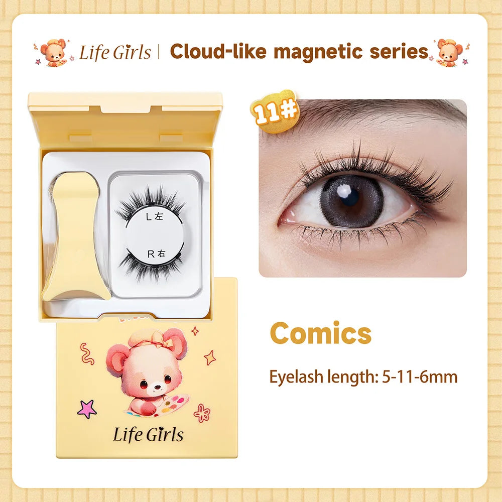 Pestañas Magnéticas Ojos de Muñeca| Reutilizables