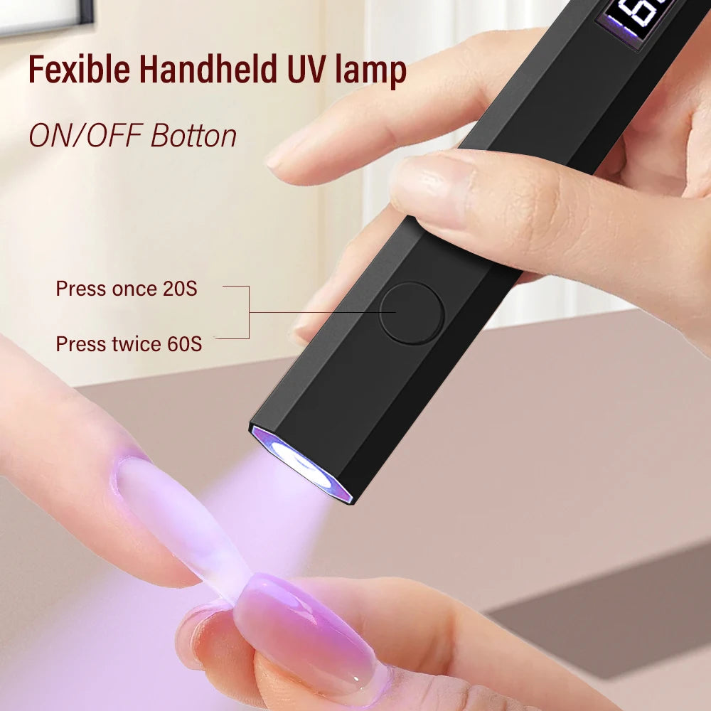 Mini Lámpara UV para Uñas | Luz LED Profesional | USB