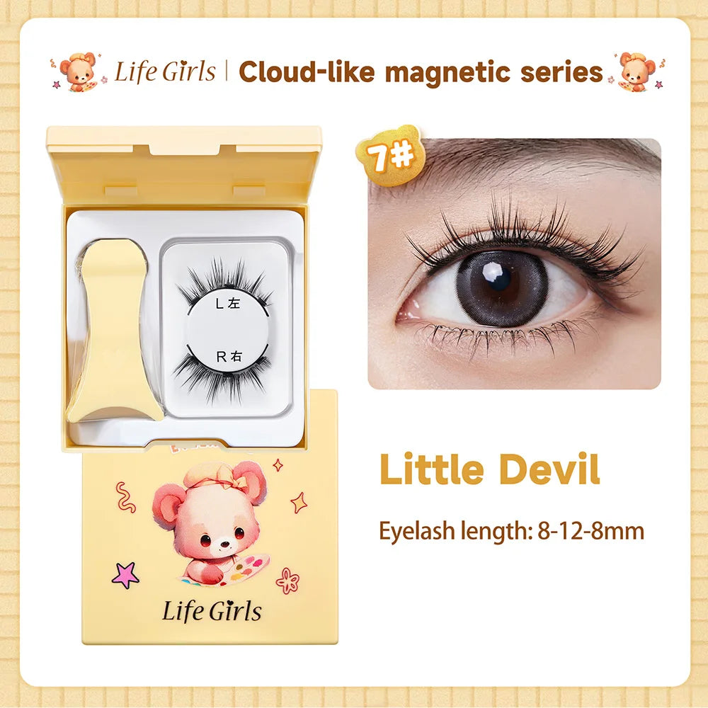 Pestañas Magnéticas Ojos de Muñeca| Reutilizables