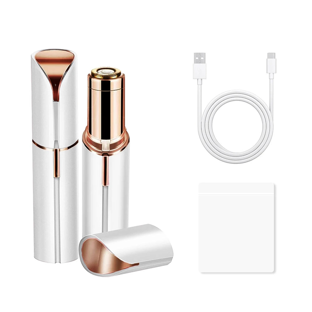 Mini Depiladora Facial Eléctrica USB