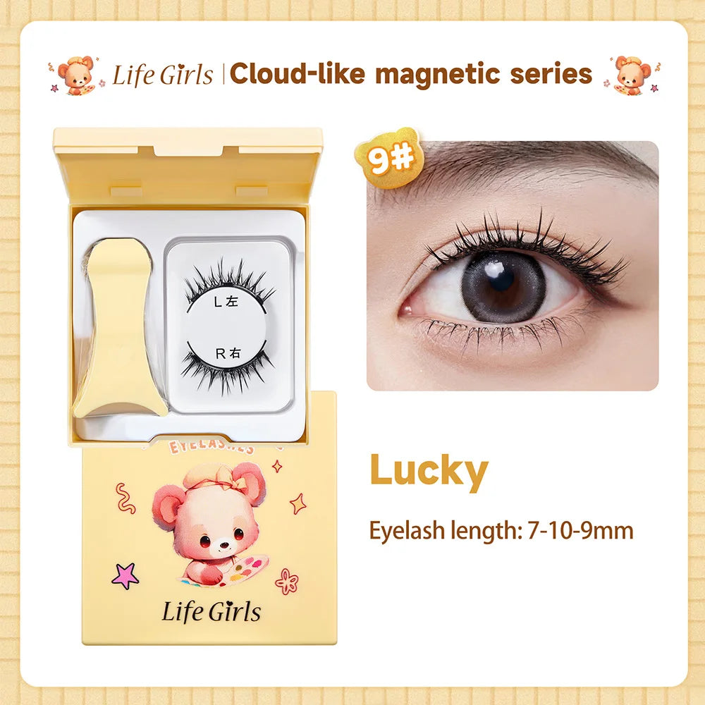 Pestañas Magnéticas Ojos de Muñeca| Reutilizables