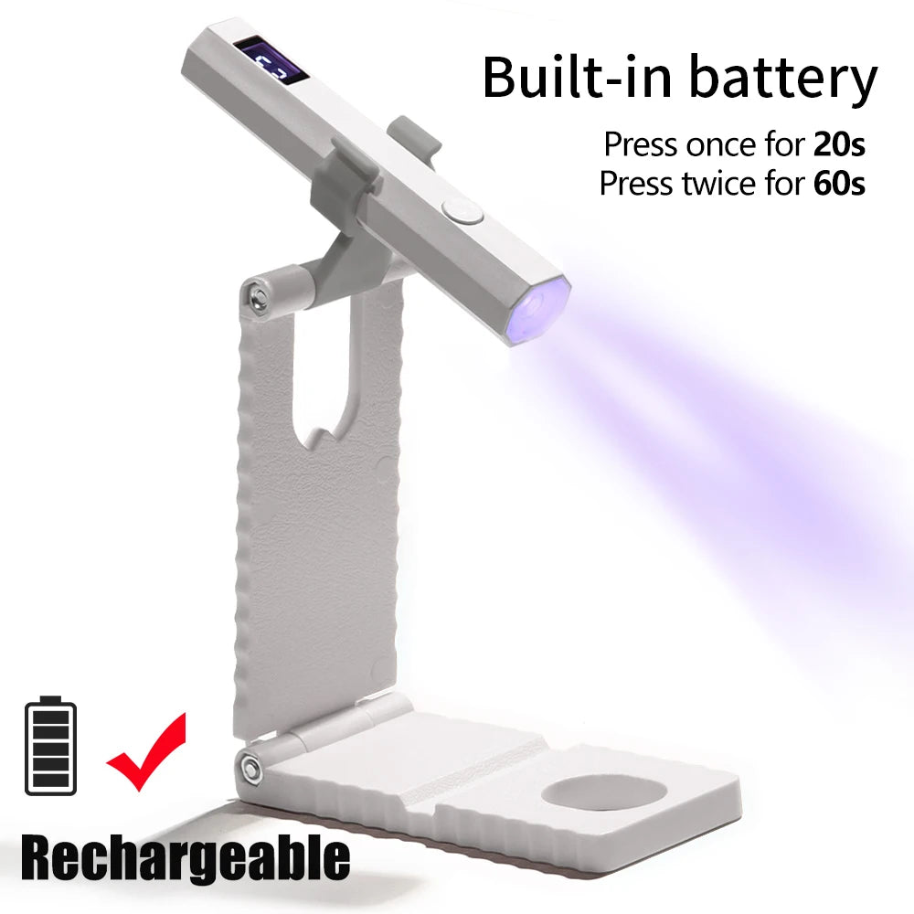 Mini Lámpara UV para Uñas | Luz LED Profesional | USB