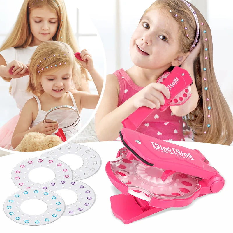 Máquina de Brillos para el Cabello Bling Bling | Decorador de Mechas y Otros con Pedrería