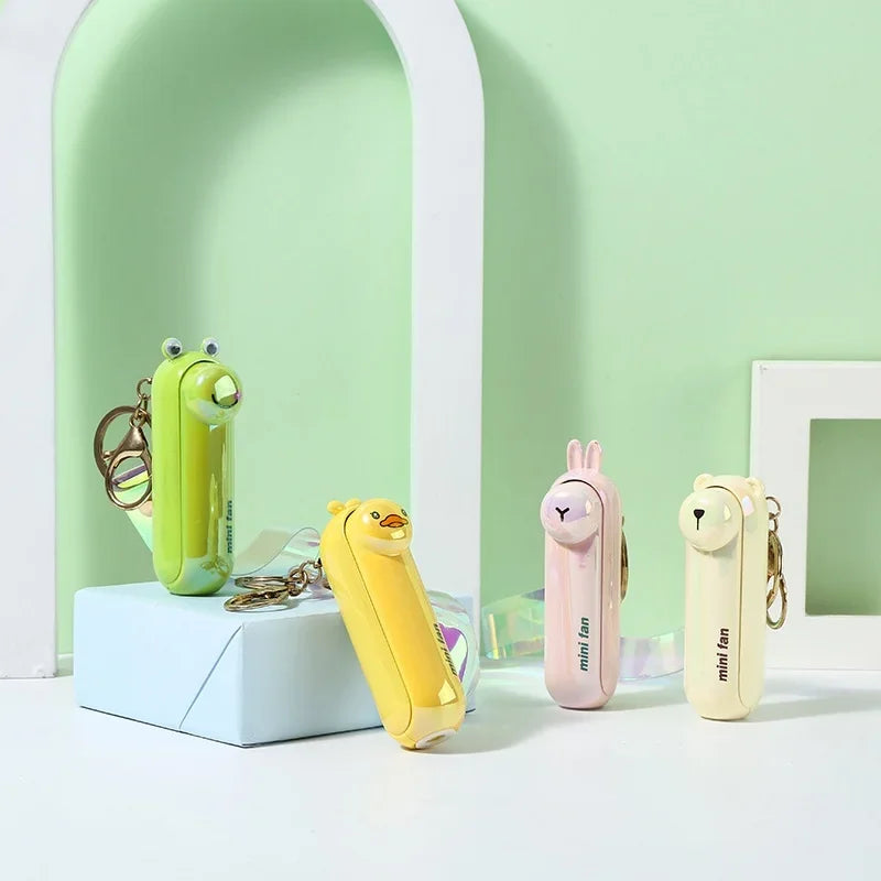 Mini Ventilador con Linterna Portátil | Carga USB| Colgante