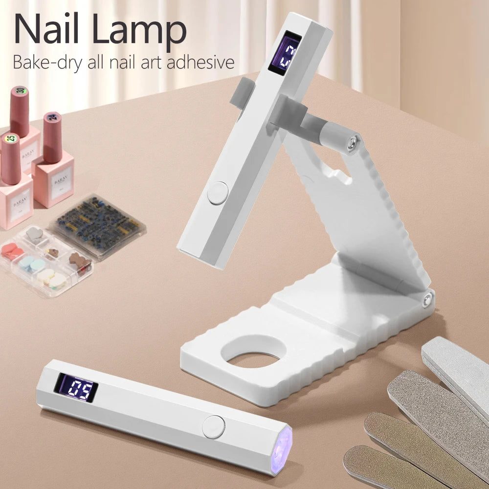 Mini Lámpara UV para Uñas | Luz LED Profesional | USB