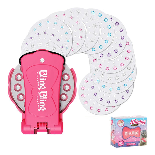 Máquina de Brillos para el Cabello Bling Bling | Decorador de Mechas y Otros con Pedrería