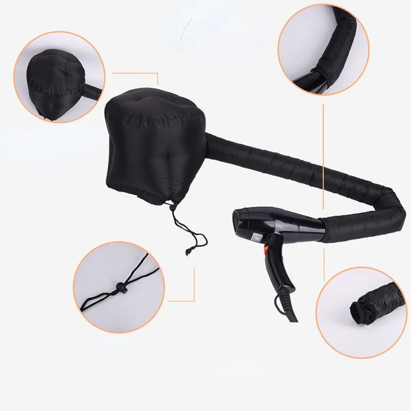 Gorro Secador de Pelo Portátil | Difusor de Calor