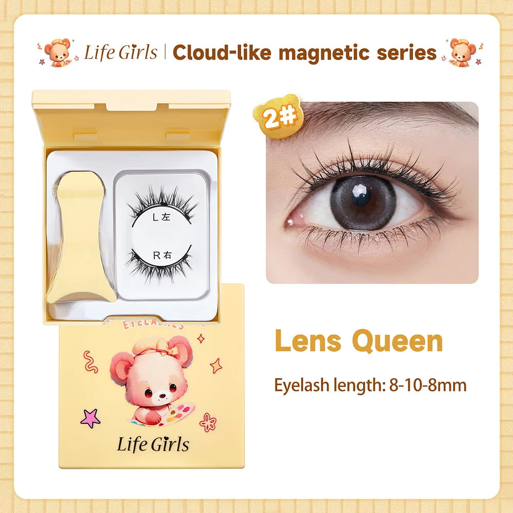 Pestañas Magnéticas Ojos de Muñeca| Reutilizables