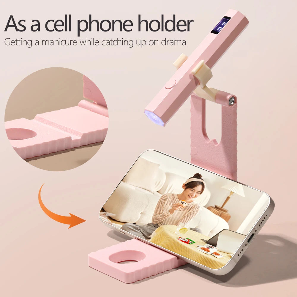 Mini Lámpara UV para Uñas | Luz LED Profesional | USB