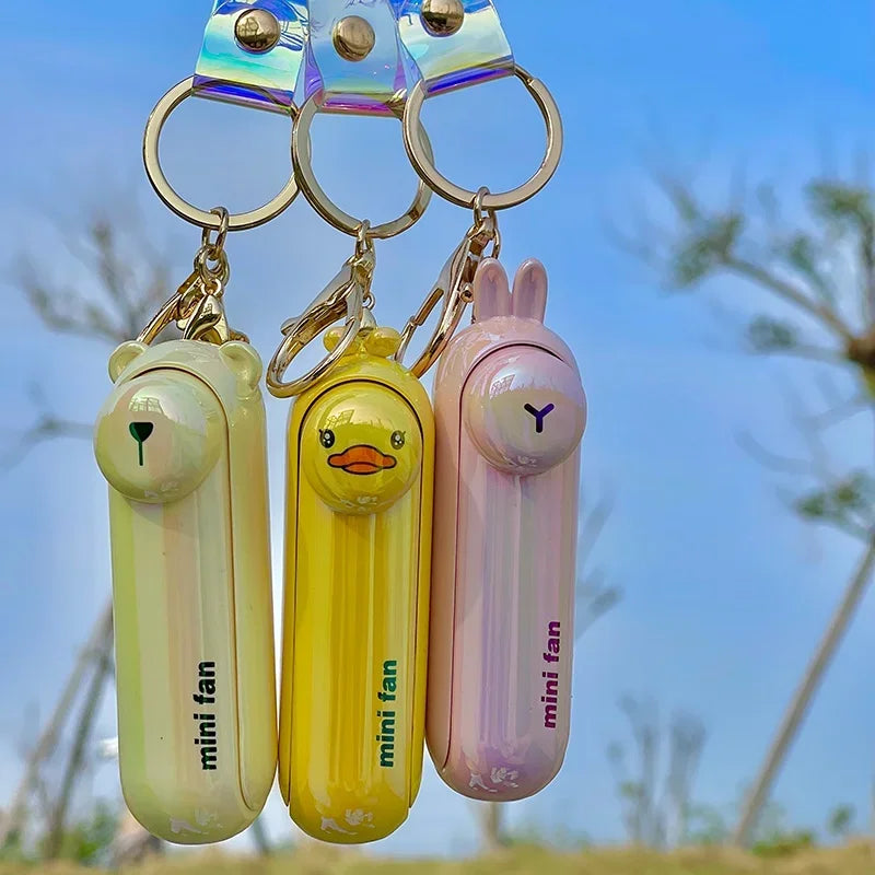 Mini Ventilador con Linterna Portátil | Carga USB| Colgante