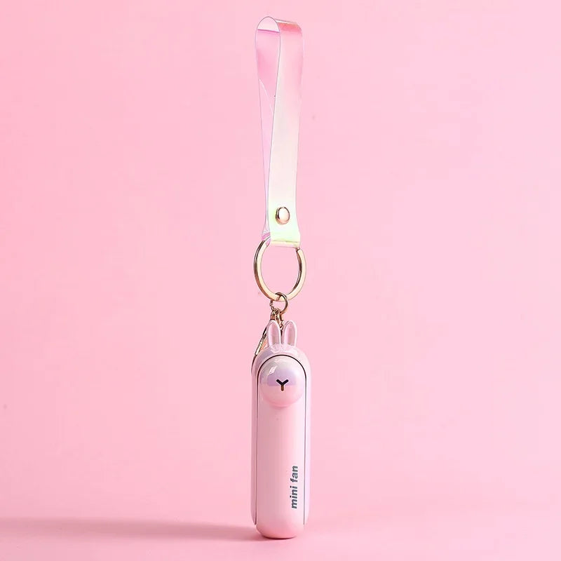 Mini Ventilador con Linterna Portátil | Carga USB| Colgante